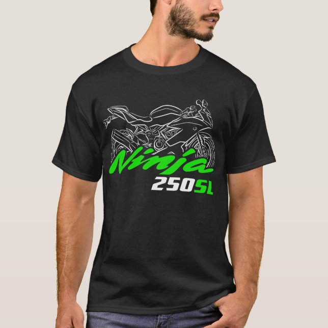 Kawasaki Ninja 250SL 2014-2024 T Shirt (Framsida)
