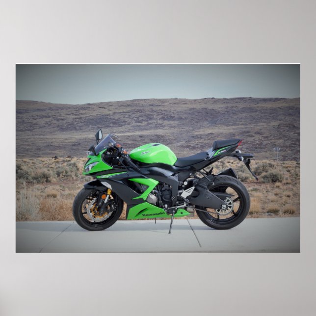 Kawasaki Ninja 636 Poster (Framsidan)