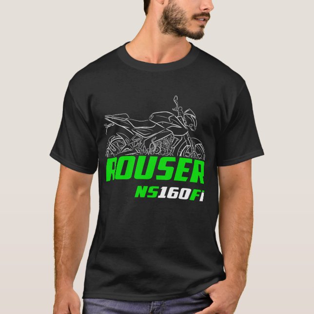 Kawasaki Rouser NS160 Fi 2019-2024 T Shirt (Framsida)
