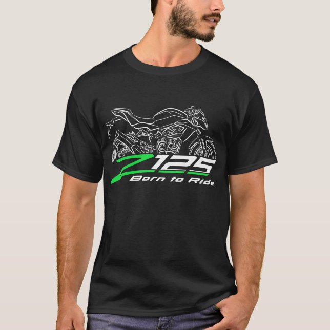 Kawasaki Z125 2019-2024 T Shirt (Framsida)