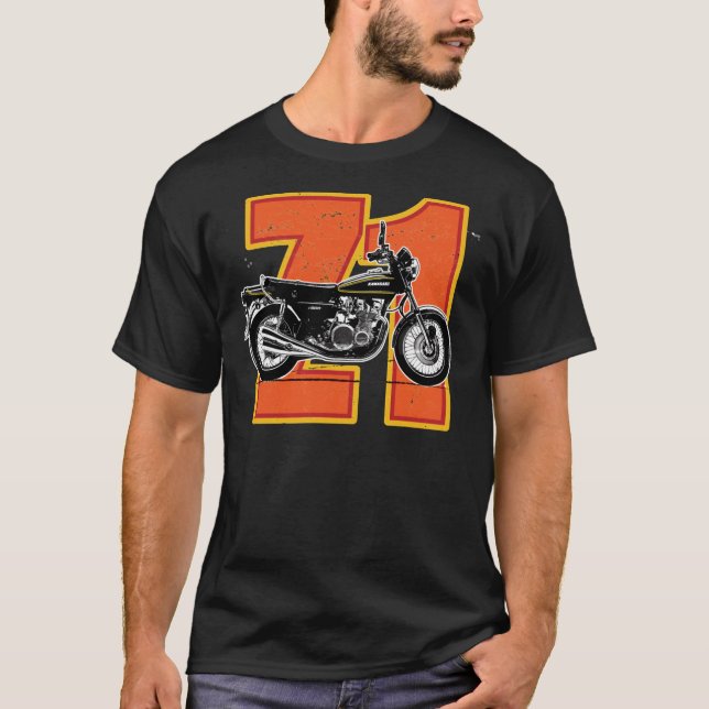 Kawasaki Z1- The widow maker Relaxed Fit T-Shirt (Framsida)