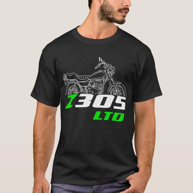 Kawasaki Z305 LTD 1987-1988 T Shirt (Framsida)