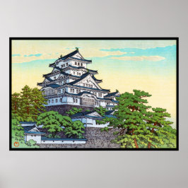 Kawase Hasui Pacific Transport Linjer Himeji Castl Poster