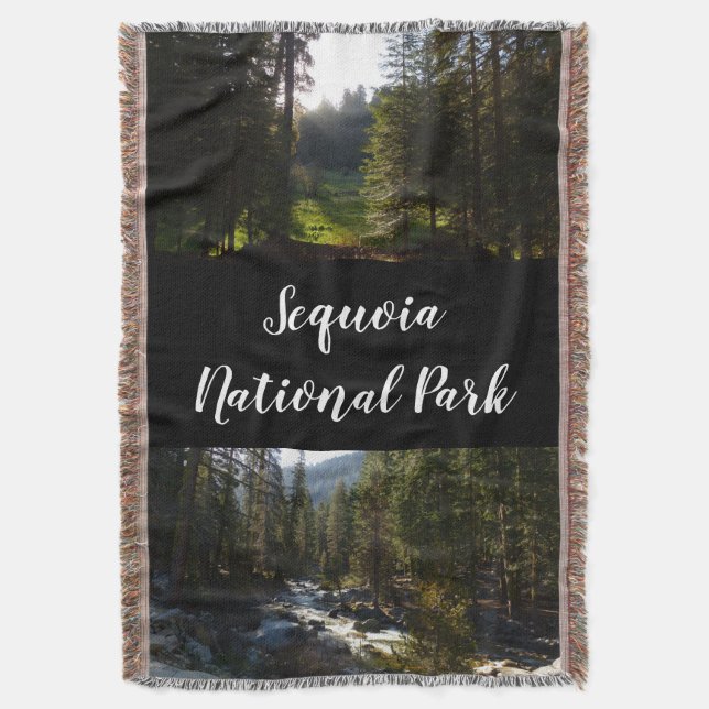 Kaweahfloden i Sequoia National Park Filt (Framsidan Vertikal)