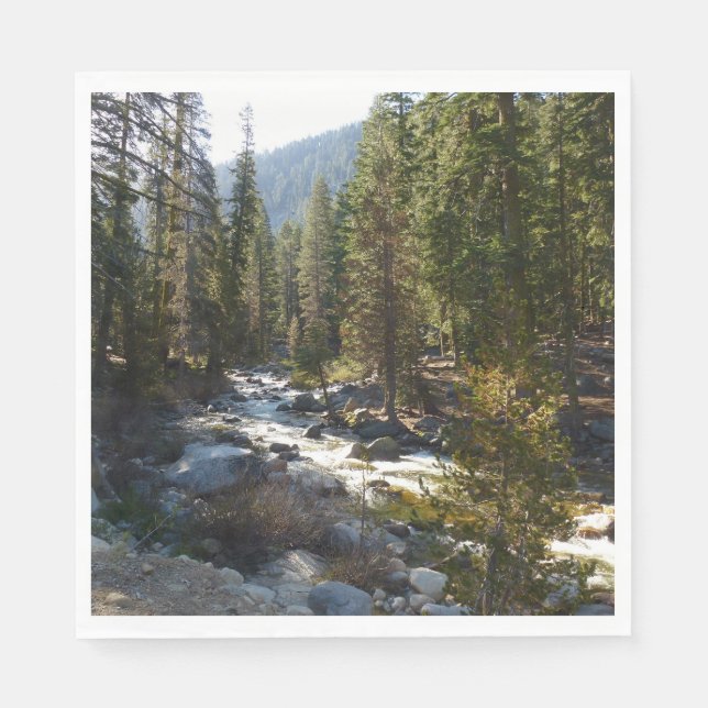 Kaweahfloden i Sequoia National Park Pappersservett (Framsidan)