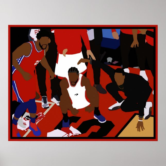 Kawhi Leonard Game Winner Firande Poster (Framsidan)