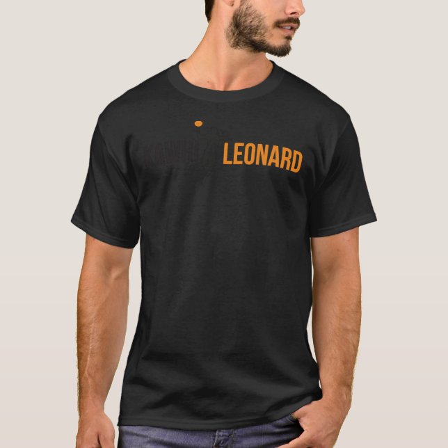 Kawhi Leonard V-Nacke  T Shirt (Framsida)