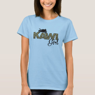 Kawi flicka - Leopardtryck T-shirt