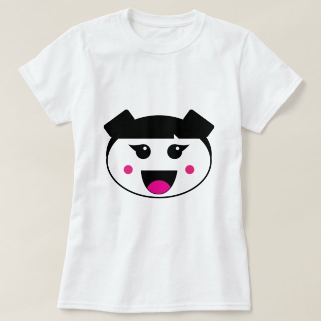 Kawii flicka t shirt (Design framsida)
