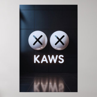 Kaws Assion: Graffiti Stänk Poster