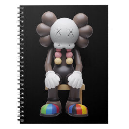 KAWS vid den senaste tryckta anteckningsboken - Un Anteckningsbok