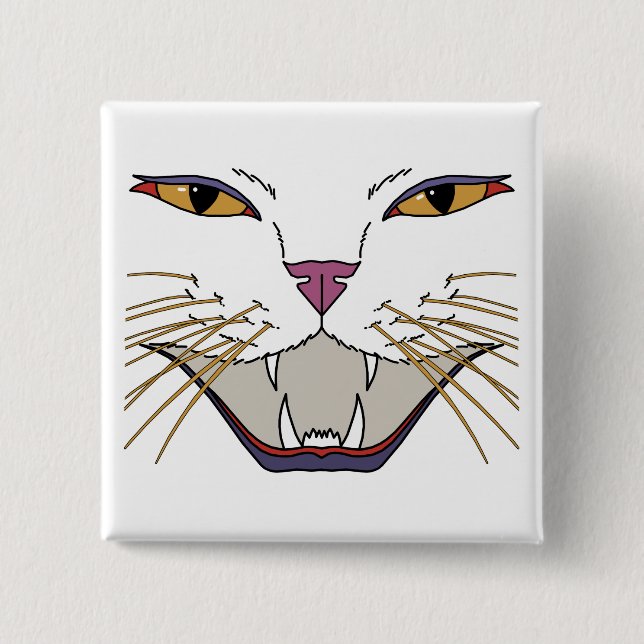Kaxig kattälskare knapp (Framsida)