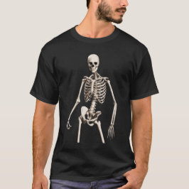 Kaxig skelett- utslagsplatsskjorta t-shirt