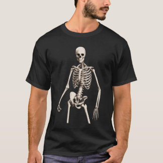 Kaxig skelett- utslagsplatsskjorta t-shirt
