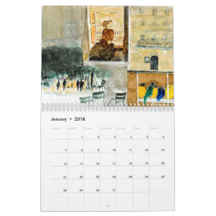 Kay Cassill 2018 kalender - vi ska har alltid Pari