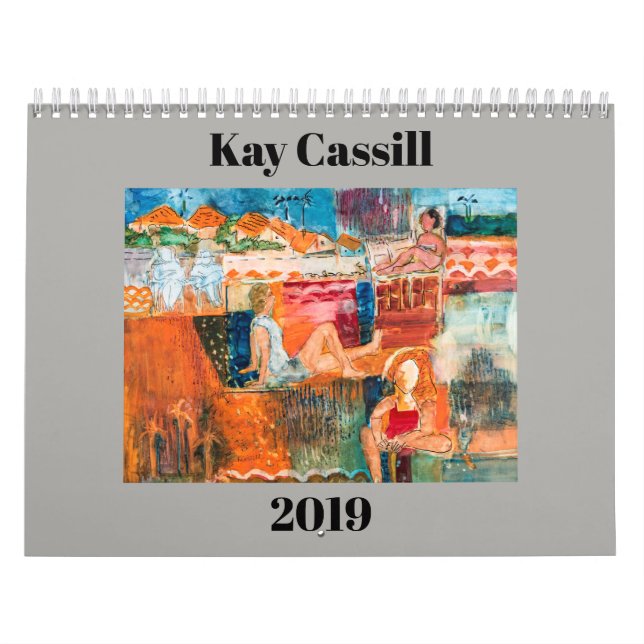 Kay Cassill 2019 kalender - Cote d'Azur serie (Omslag)