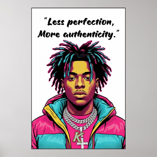 Kay Flock Poster – Less Perfection (Framsidan)