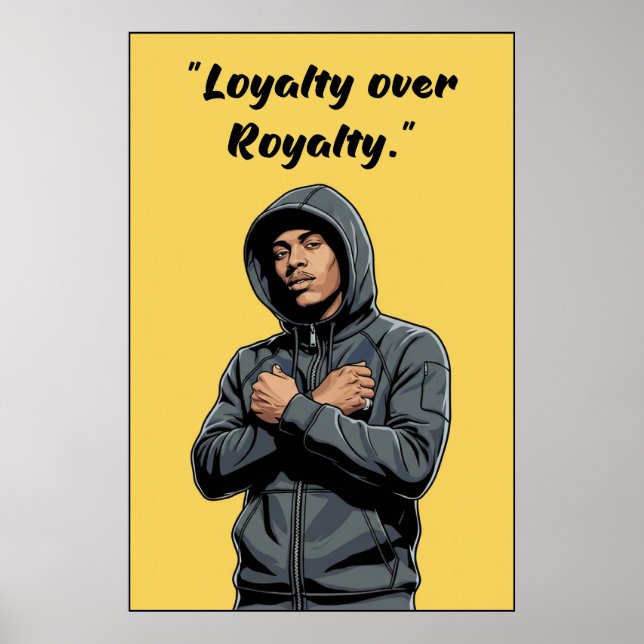 Kay Flock Poster – Loyalty Over Royalty (Framsidan)