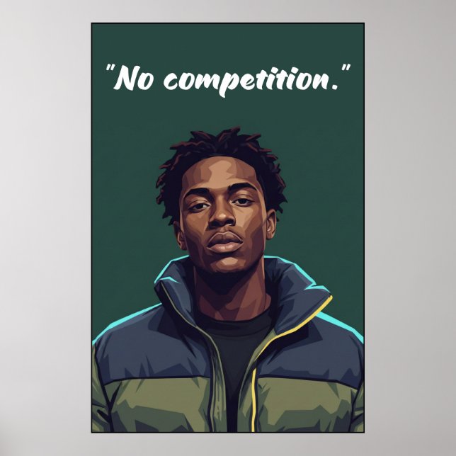 Kay Flock Poster – No Competition (Framsidan)