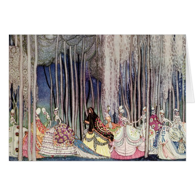 Kay Nielsen är de tolv danskarna Hälsningskort (Framsidan Horizontal)