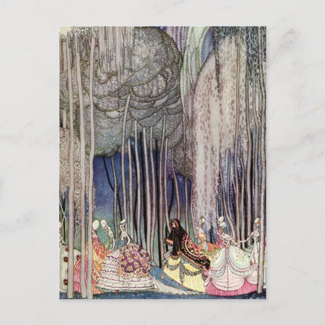 Kay Nielsen är de tolv danskarna Vykort (Framsida)
