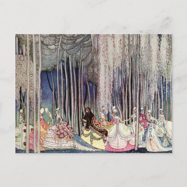 Kay Nielsen är de tolv danskarna Vykort (Framsida)