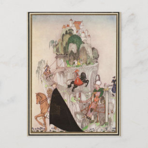 Kay Nielsen - De sex prinsarna rider ut vykort