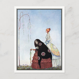 Kay Nielsen - I puder och krinolin Vykort