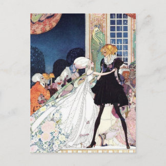 Kay Nielsen - I puder och krinolin  Vykort