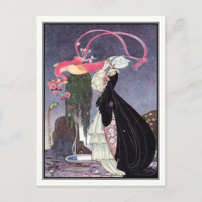 Kay Nielsen - In Powder and Crinoline Vykort (Framsida)