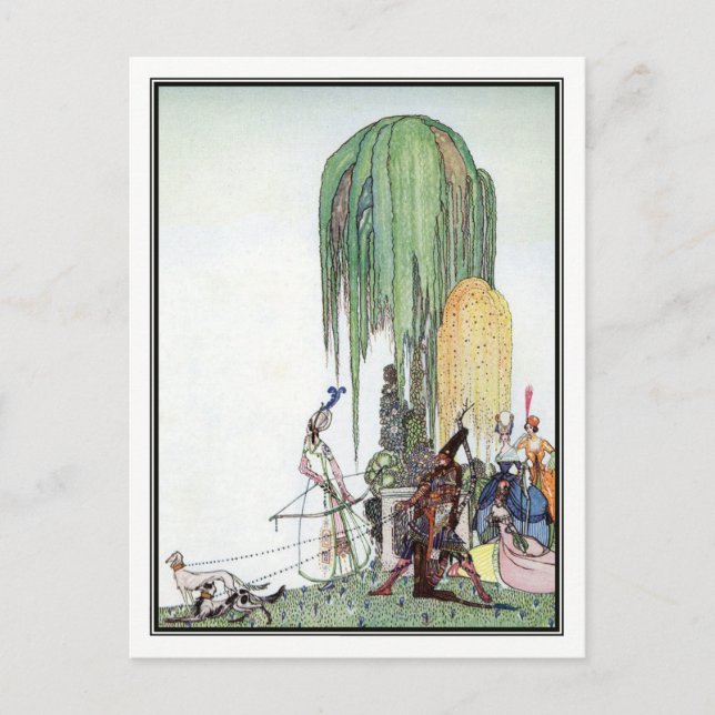 Kay Nielsen - In Powder and Crinoline Vykort (Framsida)