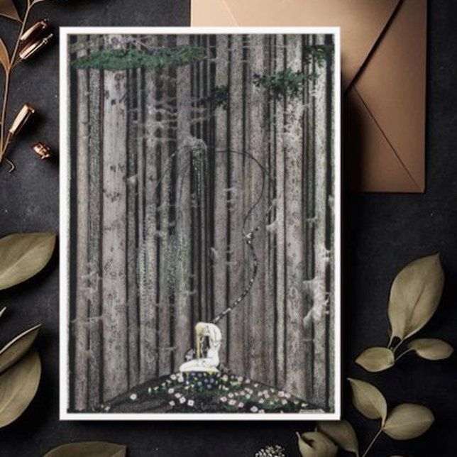 Kay Nielsen Ljugit sedan på en Grönt-patch Kort (Skapare uppladdad)