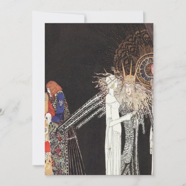 Kay Nielsen Öster i Sol och Väster i Måne Inbjudningar (Framsida)