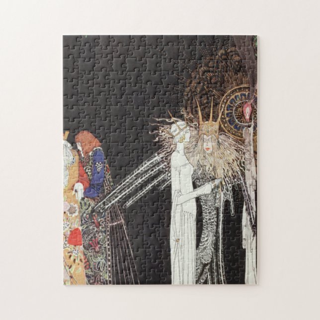 Kay Nielsen Öster i Sol och Väster i Måne Pussel (Vertikal)