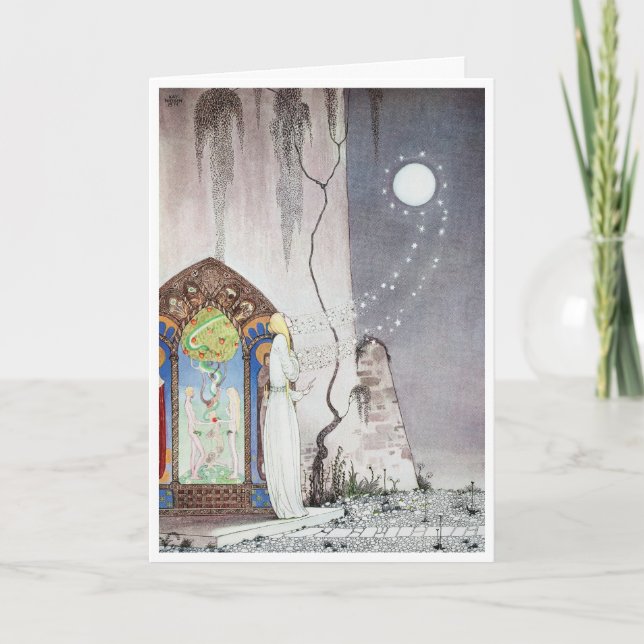 Kay Nielsen Pop! Ut Flög Månen Kort (Framsida)