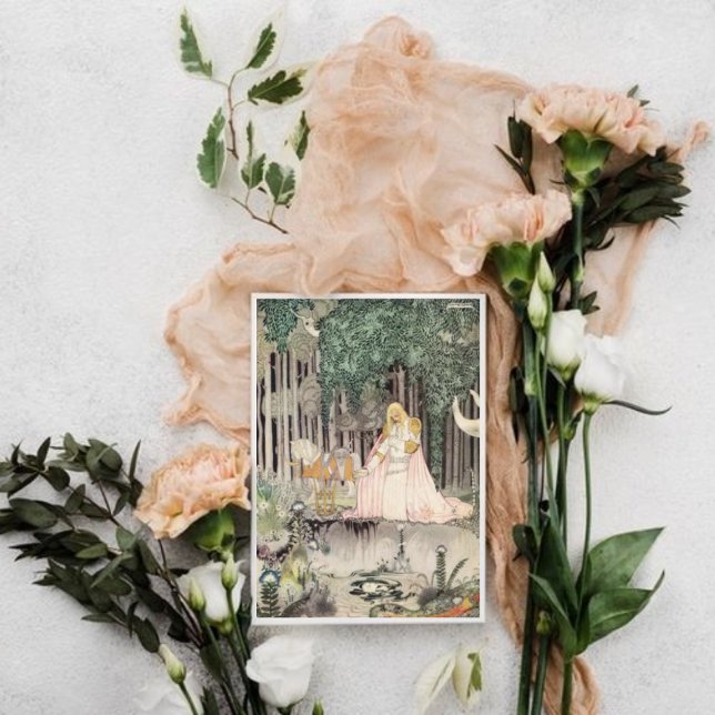 Kay Nielsen The Image in Fairy Sjö Tack Kort (Skapare uppladdad)