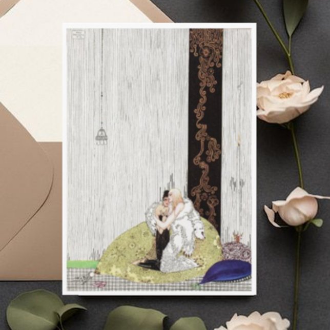 Kay Nielsen the lad in the Bear Skin Kort (Skapare uppladdad)