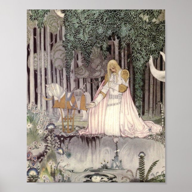 Kay Nielsen - The Lassie and her Godmor 1914 Poster (Framsidan)