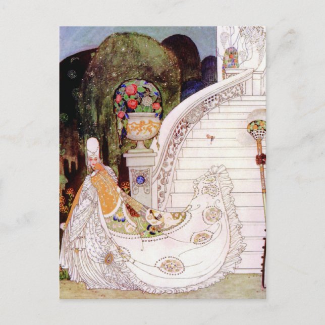 Kay Nielsens Cinderella Fairy Tale Vykort (Framsida)