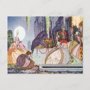Kay Nielsens Cinderella vid Boll Vykort