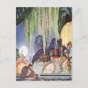 Kay Nielsens Cinderella vid Boll Vykort