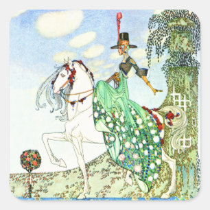 Kay Nielsens Fairy Tale Princess Minotte Fyrkantigt Klistermärke
