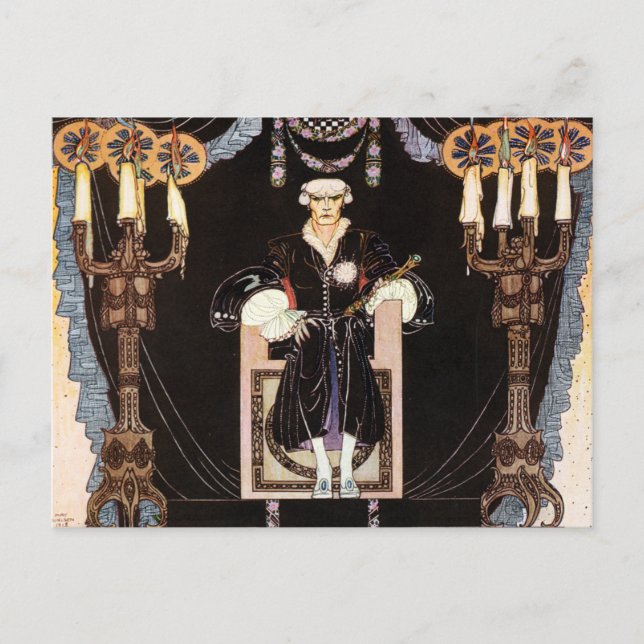 Kay NIelsens Mörk Nordic Prince Vykort (Framsida)