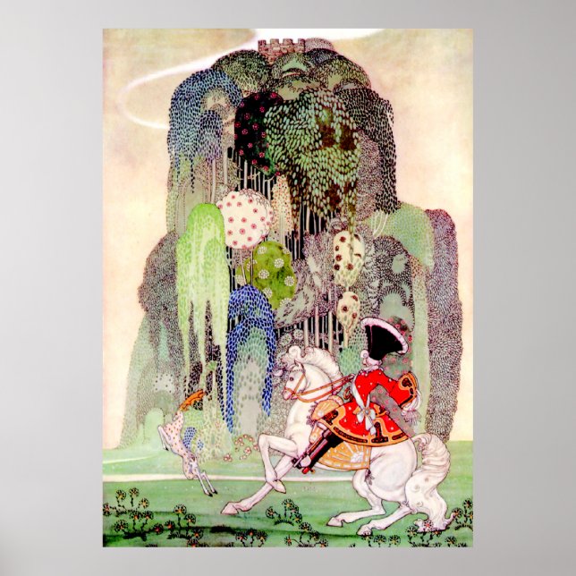 Kay Nielsens prins Charming från Sleeping Beauty Poster (Framsidan)