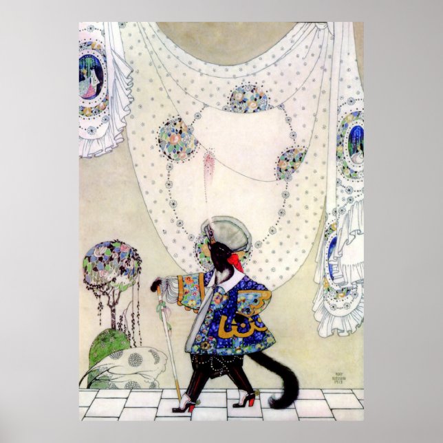 Kay Nielsen's Puss in Boots Poster (Framsidan)