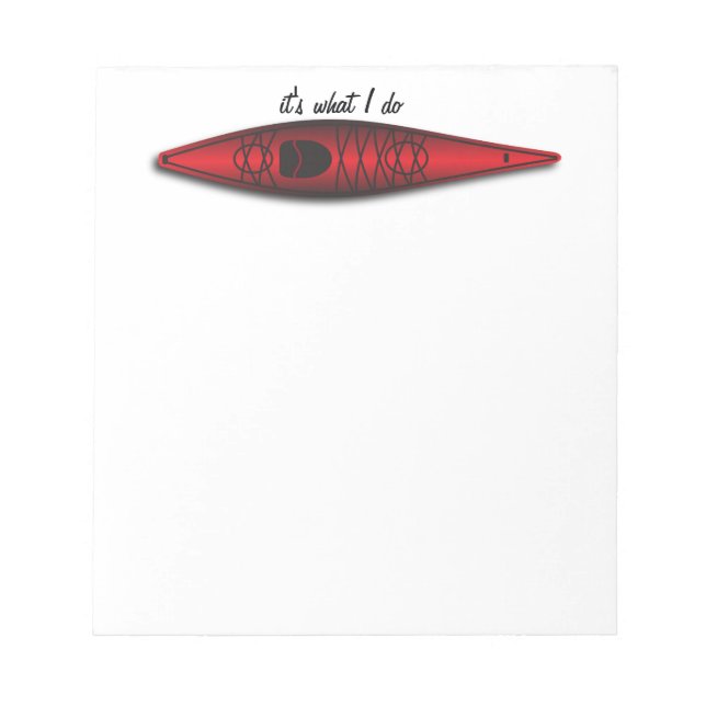 Kayak anteckningsblock (Framsida)