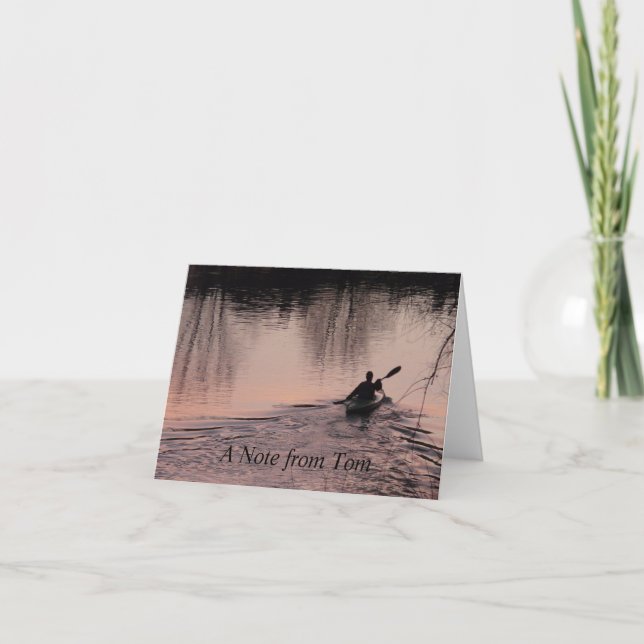 Kayak Anteckningskort (Framsida)