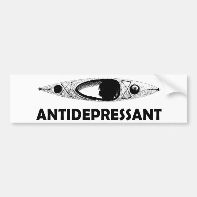Kayak Antidepressive Bildekal (Framsidan)