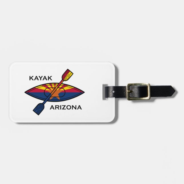 Kayak Arizona Flagga Bagagebricka (Horisontell Framsida)