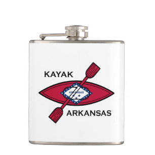 Kayak Arkansas Flagga Fickplunta